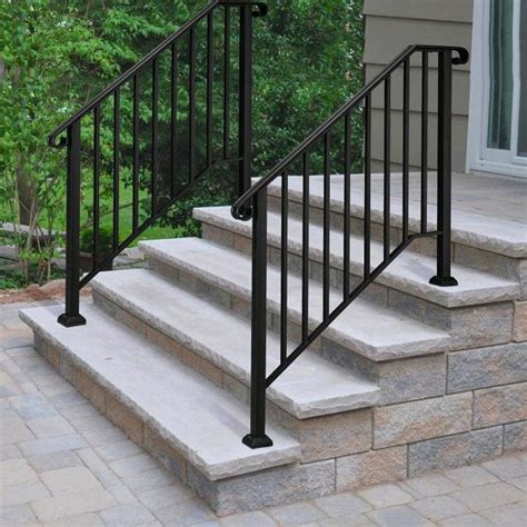 metal stair house railing|exterior steel handrails for stairs.